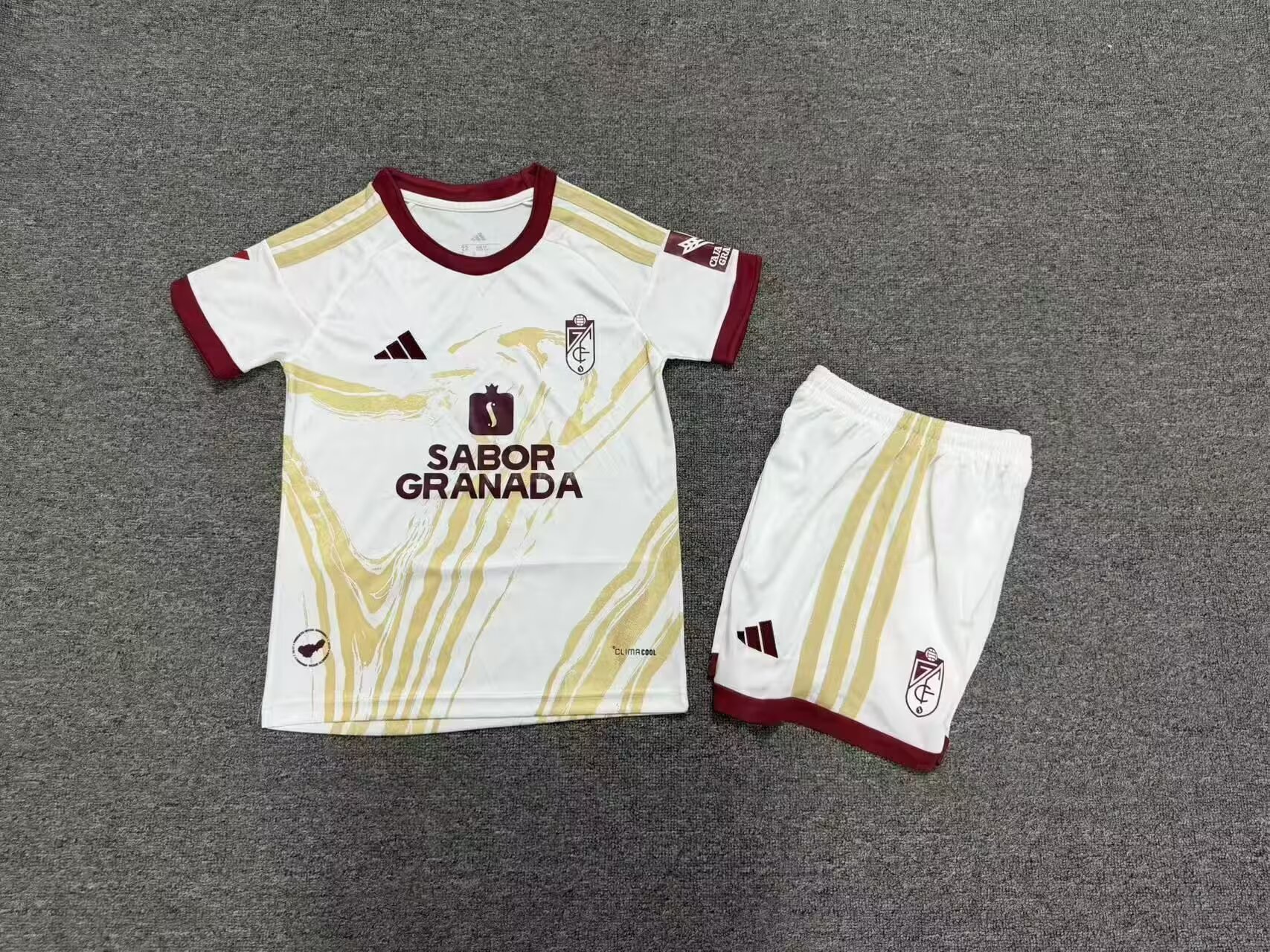 Kids-Granada 26/27 Third White Soccer Jersey